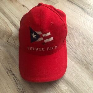 Red Puerto Rico Flag Cap